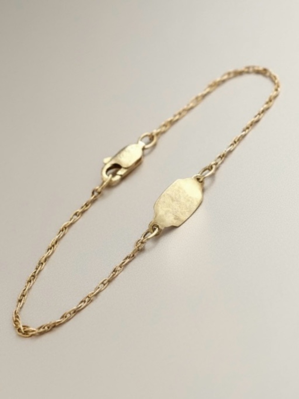 VINTAGE James Avery 14k gold ID bracelet